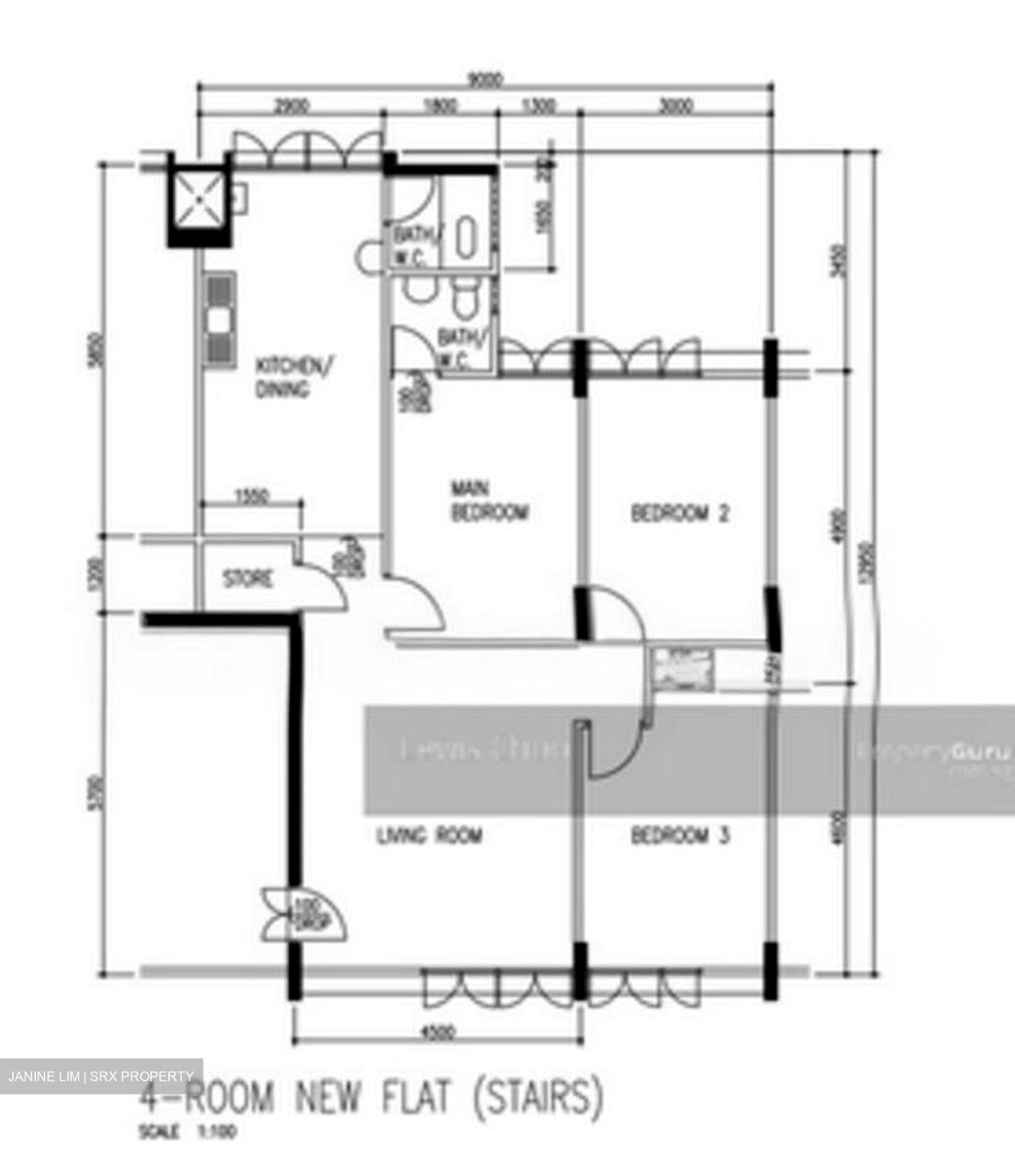 Blk 108 Bukit Batok West Avenue 6 (Bukit Batok), HDB 4 Rooms #500040271